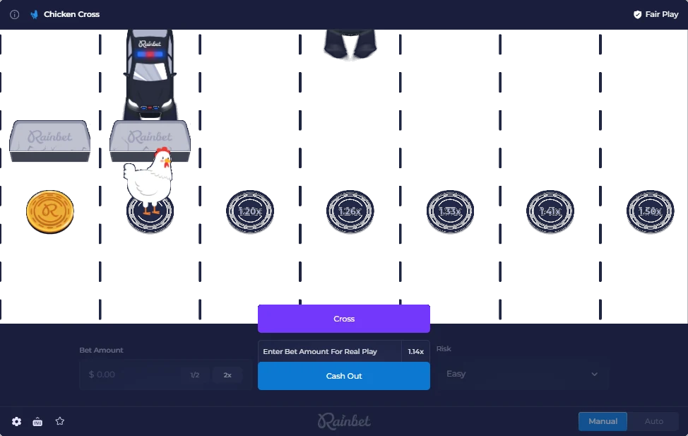 Rainbet Chicken Cross