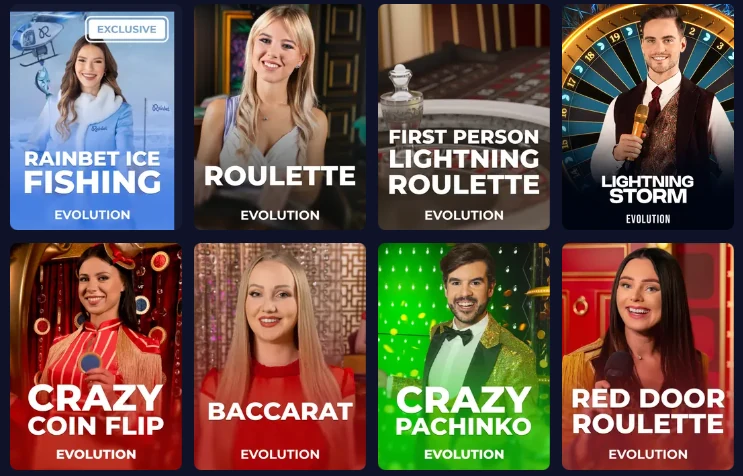 Rainbet Live Casino